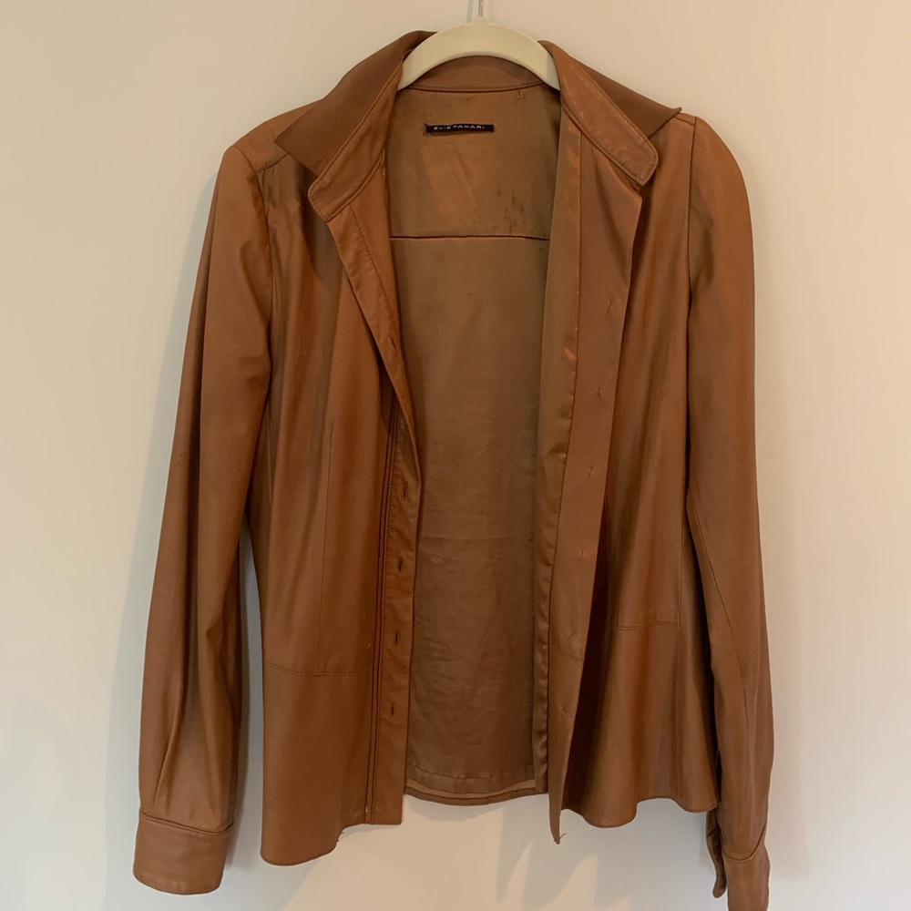 Elie Tahari leather jacket